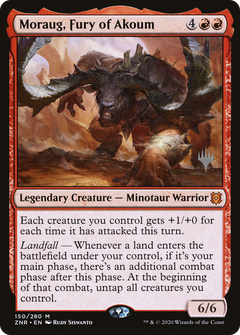 Moraug, Fury of Akoum (Promo Pack) [Zendikar Rising Promos]-1