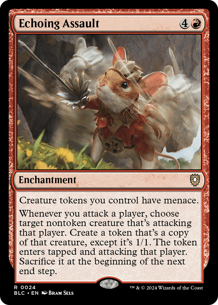 Echoing Assault [Bloomburrow Commander]-1
