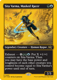 Sita Varma, Masked Racer (First-Place Foil) [Aetherdrift]-1