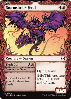 Stormshriek Feral (Showcase) [Tarkir: Dragonstorm]-1