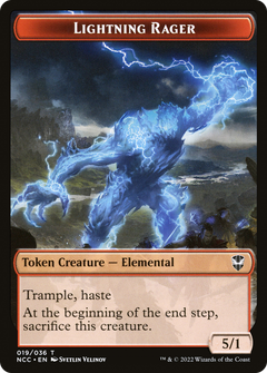 Lightning Rager (TNCC-019) - New Capenna Commander Tokens-1