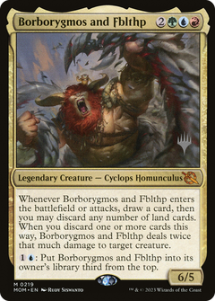 Borborygmos and Fblthp (Promo Pack) [March of the Machine Promos]-1