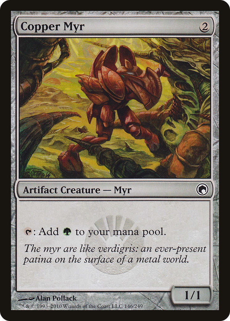 Copper Myr [Scars of Mirrodin]-1
