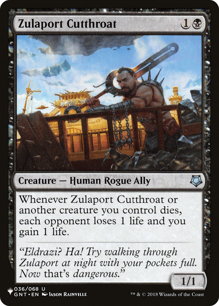 Zulaport Cutthroat (LIST-036/068) - The List-1