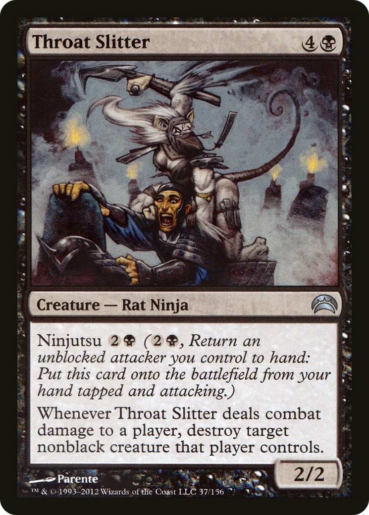 Throat Slitter (PC2-037) - Planechase 2012 Foil-1