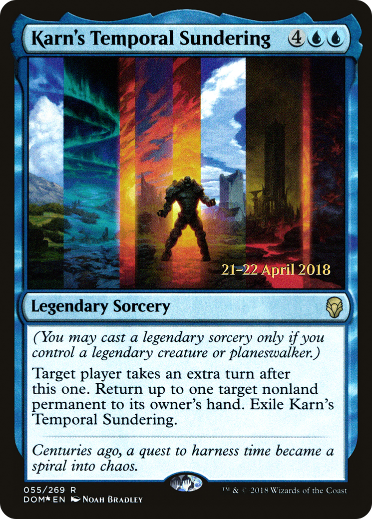 Karn's Temporal Sundering [Dominaria Prerelease Promos]-1