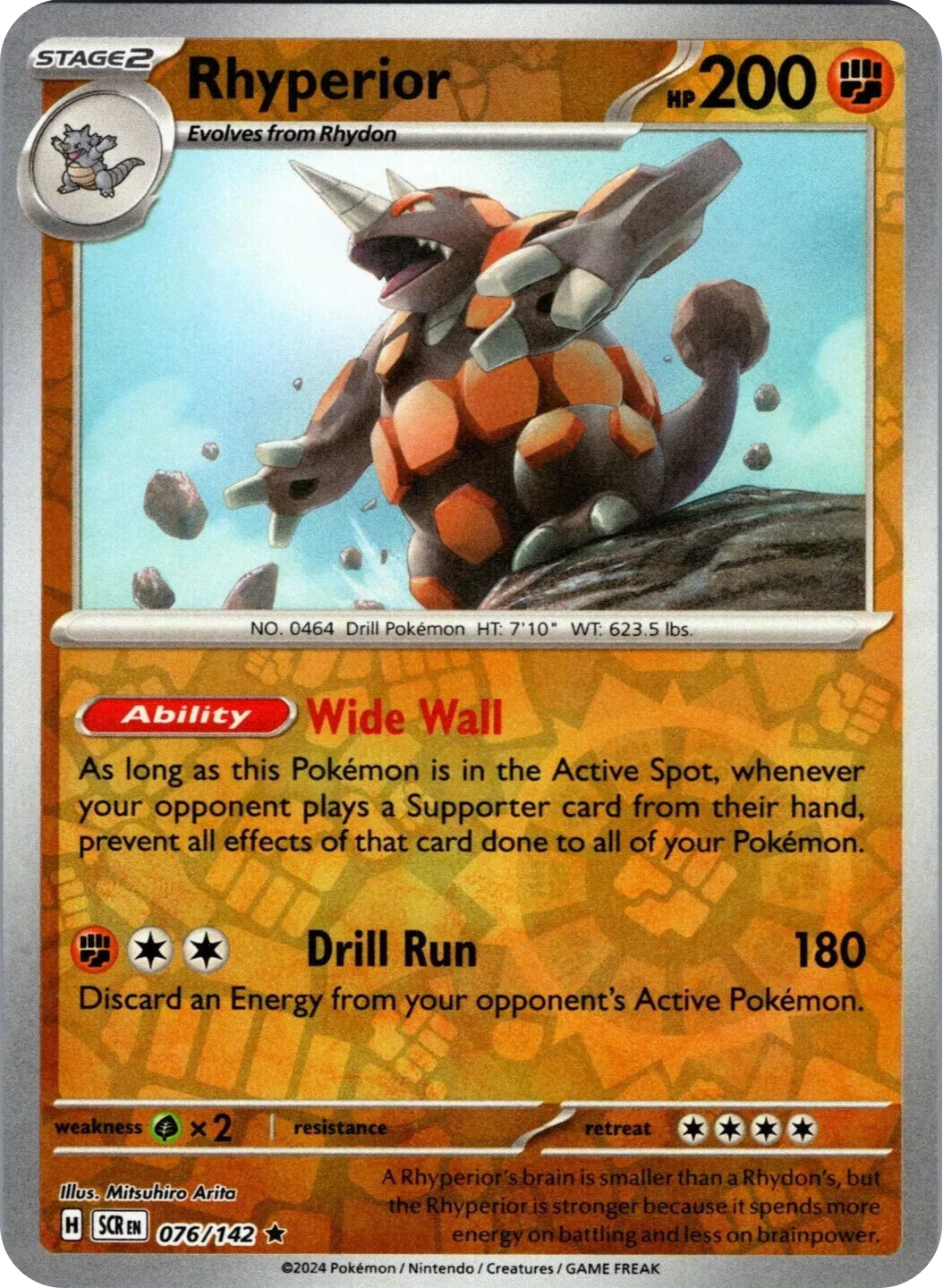 Rhyperior (076/142) [Scarlet & Violet: Stellar Crown]-1