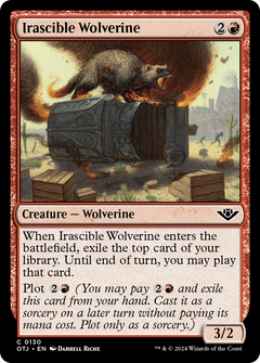 Irascible Wolverine [Outlaws of Thunder Junction]-1