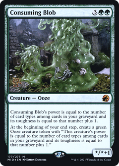 Consuming Blob [Innistrad: Midnight Hunt Prerelease Promos]-1
