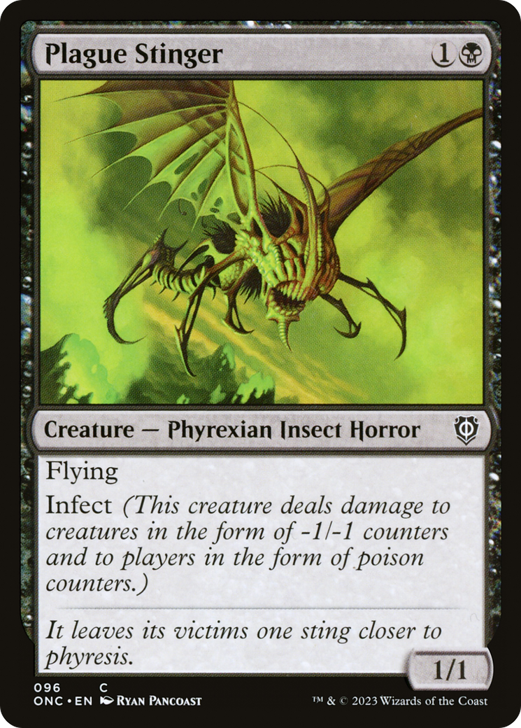 Plague Stinger [Phyrexia: All Will Be One Commander]-1