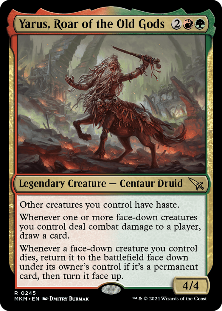 Yarus, Roar of the Old Gods (MKM-245) - Murders at Karlov Manor Foil-1