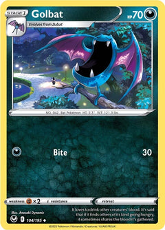 Golbat (104/195) [Sword & Shield: Silver Tempest]-2