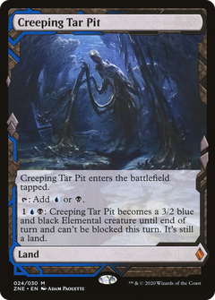 Creeping Tar Pit (Expeditions) [Zendikar Rising Expeditions]-1