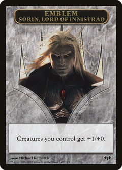 Sorin, Lord of Innistrad Emblem [Dark Ascension Tokens]-1