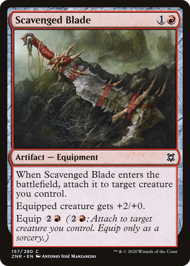 Scavenged Blade [Zendikar Rising]-1