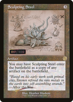 Sculpting Steel (Retro Schematic) (Serialized) [The Brothers' War Retro Artifacts]-1