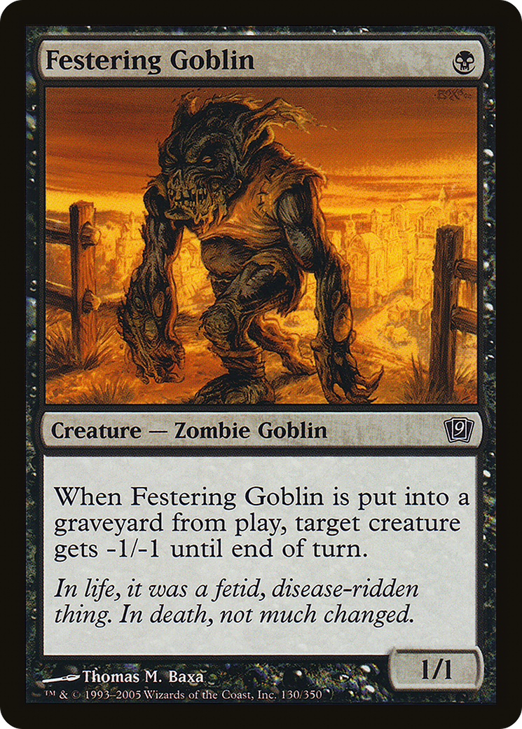 Festering Goblin [Ninth Edition]-1