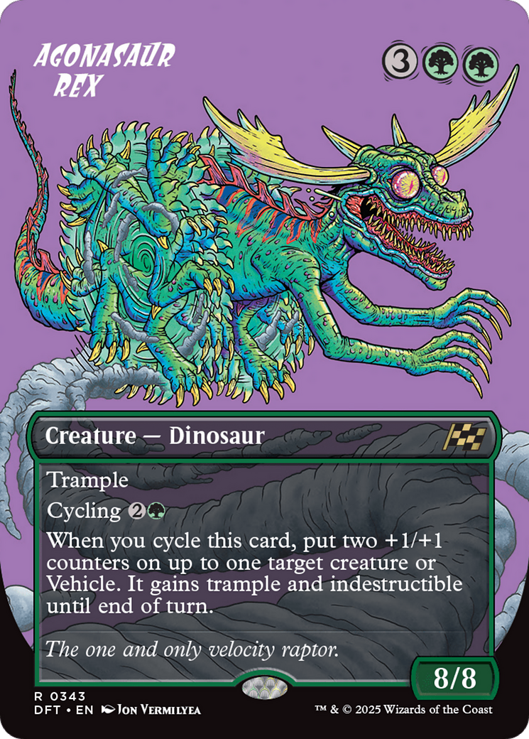 Agonasaur Rex (Borderless) [Aetherdrift]-1