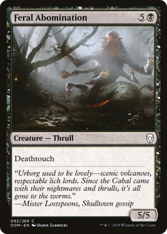 Feral Abomination [Dominaria]-1