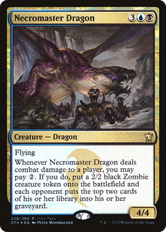 Necromaster Dragon (Intro Pack) [Dragons of Tarkir Promos]-1