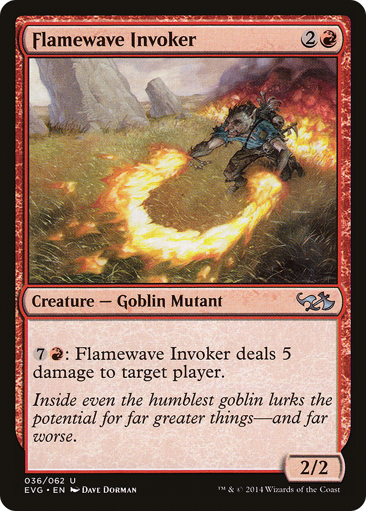 Flamewave Invoker (Elves vs. Goblins) [Duel Decks Anthology]-1