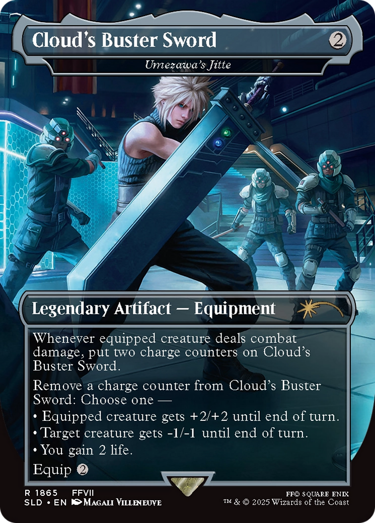 Cloud's Buster Sword - Umezawa's Jitte [Secret Lair Drop Series]-1