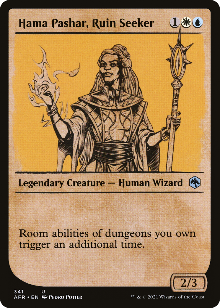 Hama Pashar, Ruin Seeker (Showcase) [Dungeons & Dragons: Adventures in the Forgotten Realms]-1