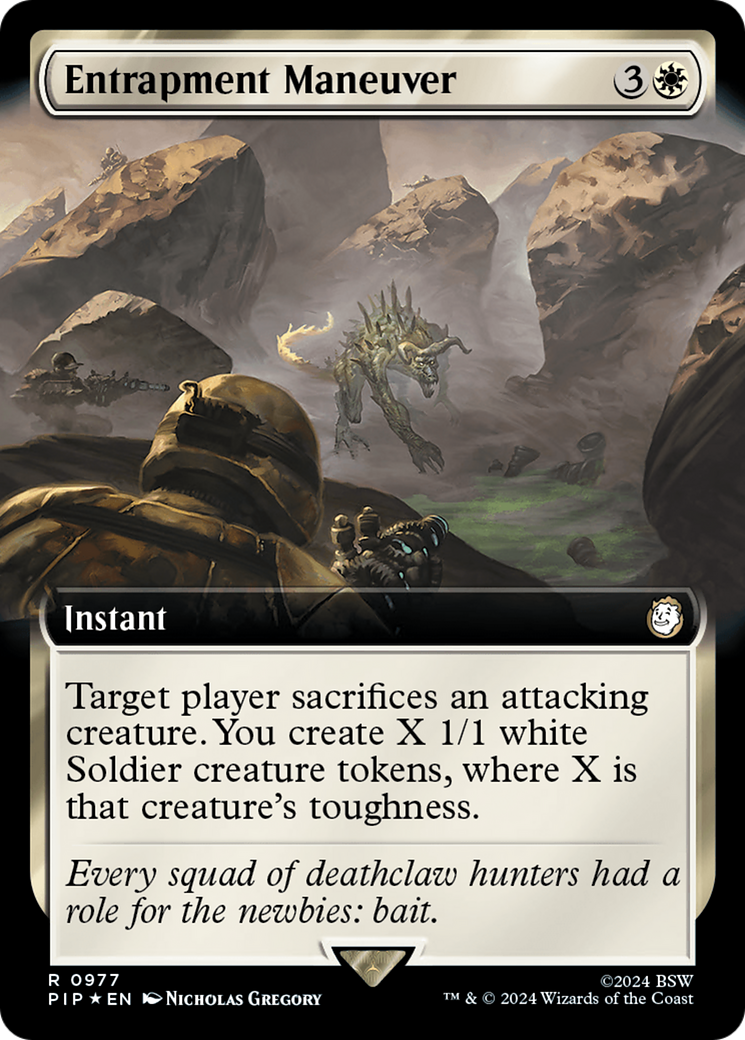 Entrapment Maneuver (Extended Art) (Surge Foil) [Fallout]-1