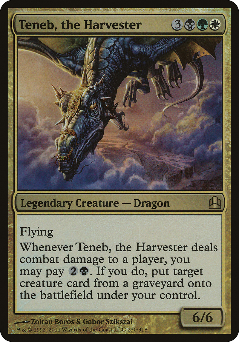 Teneb, the Harvester (Oversized) [Commander 2011 Oversized]-1