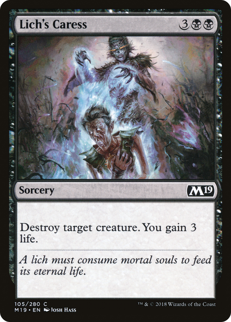 Lich's Caress [Core Set 2019]-1