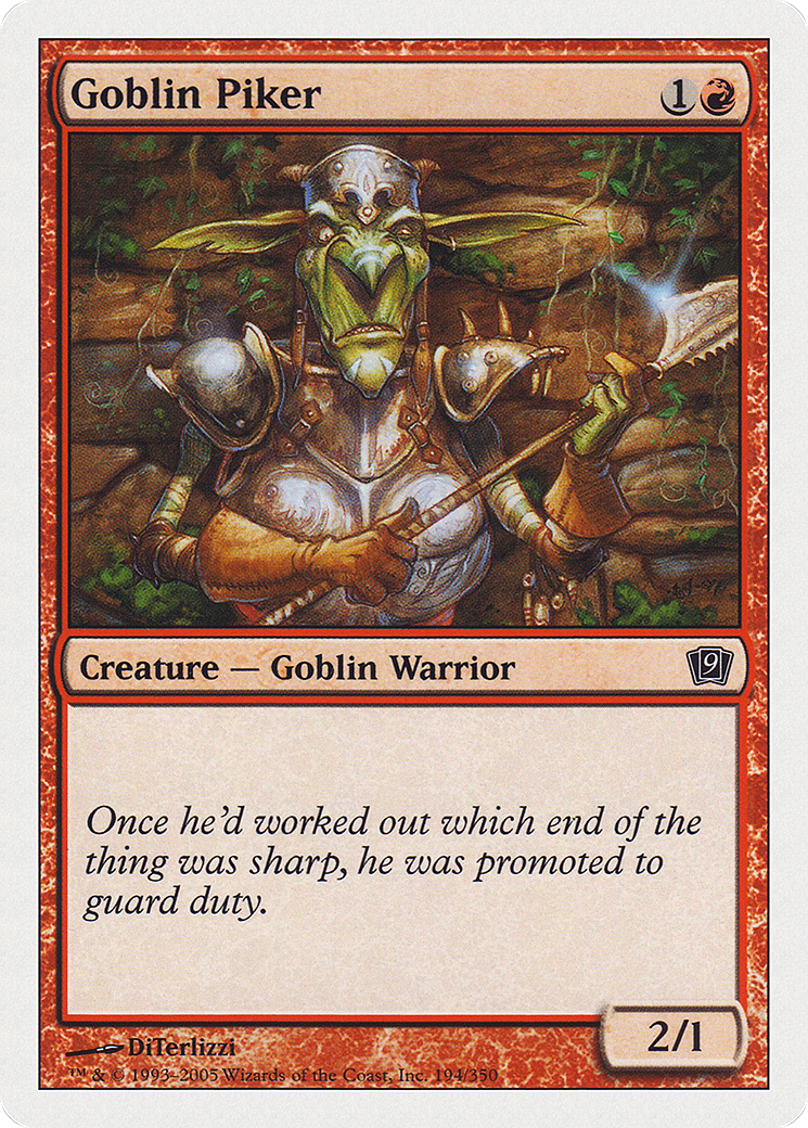 Goblin Piker [Ninth Edition]-1