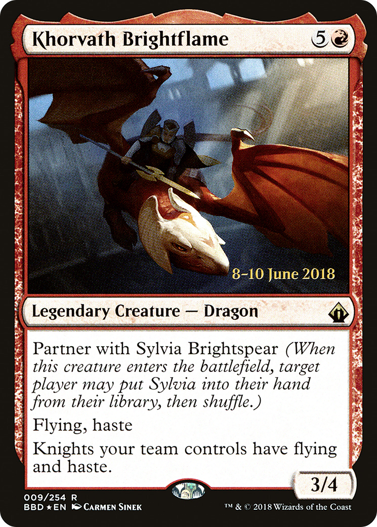 Khorvath Brightflame [Battlebond Prerelease Promos]-1