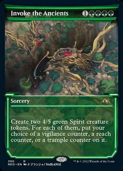 Invoke the Ancients (Showcase Soft Glow) [Kamigawa: Neon Dynasty]-1