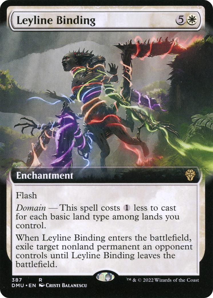 Leyline Binding (Extended Art) [Dominaria United]-1