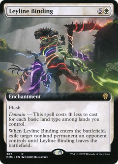 Leyline Binding (Extended Art) [Dominaria United]-1