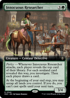 Innocuous Researcher (Extended Art) [Murders at Karlov Manor Commander]-1