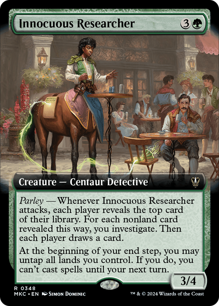 Innocuous Researcher (Extended Art) [Murders at Karlov Manor Commander]-1