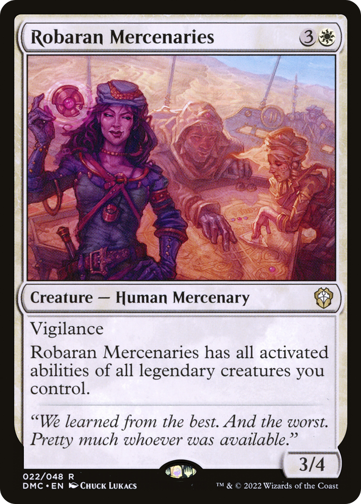 Robaran Mercenaries [Dominaria United Commander]-1
