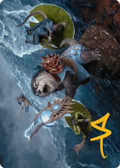Valley Floodcaller // Valley Floodcaller (ABLB-013) - Bloomburrow Art Series (Borderless)-1