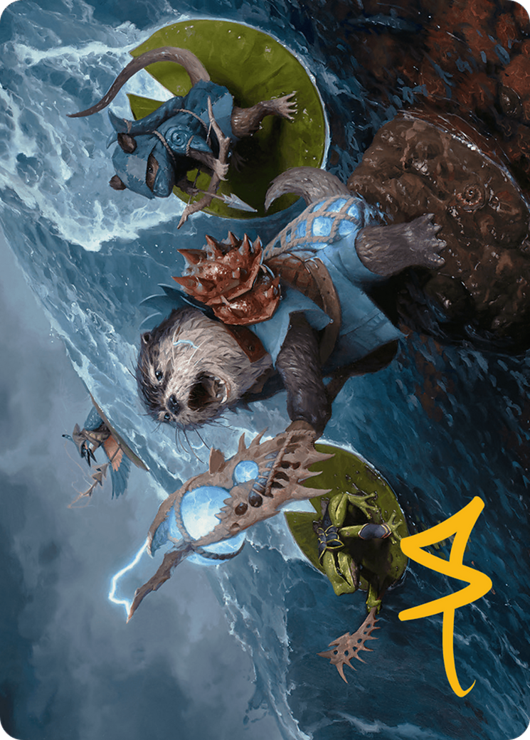 Valley Floodcaller // Valley Floodcaller (ABLB-013) - Bloomburrow Art Series (Borderless)-1
