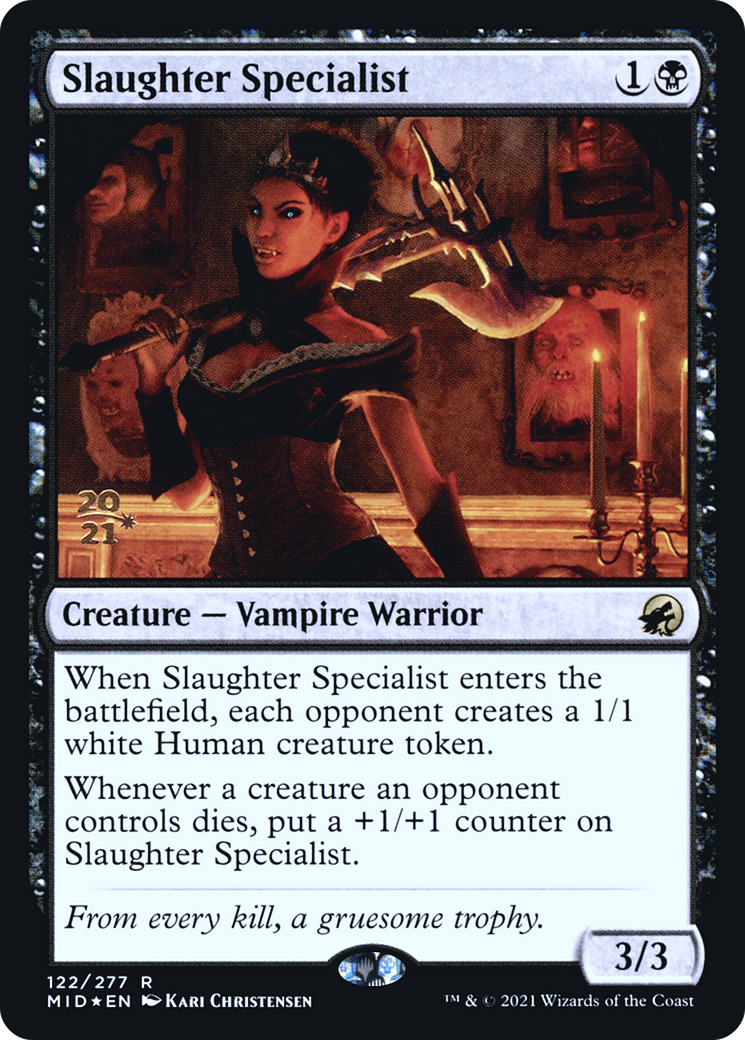 Slaughter Specialist [Innistrad: Midnight Hunt Prerelease Promos]-1