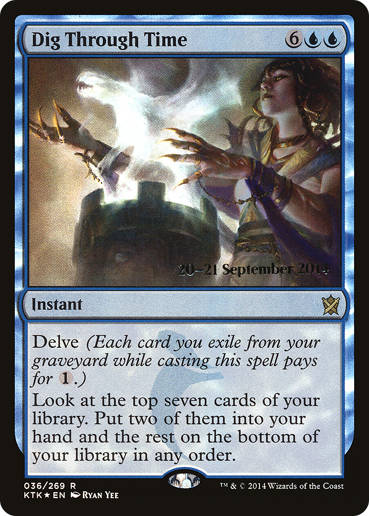 Dig Through Time [Khans of Tarkir Prerelease Promos]-1