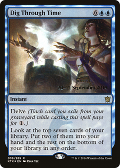 Dig Through Time [Khans of Tarkir Prerelease Promos]-1