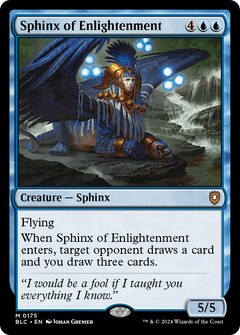 Sphinx of Enlightenment [Bloomburrow Commander]-1