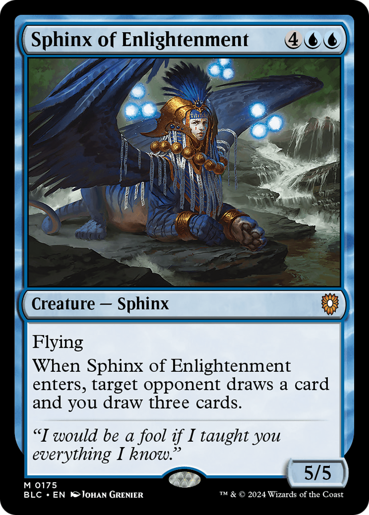 Sphinx of Enlightenment [Bloomburrow Commander]-1