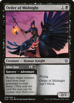 Order of Midnight // Alter Fate [Throne of Eldraine]-1