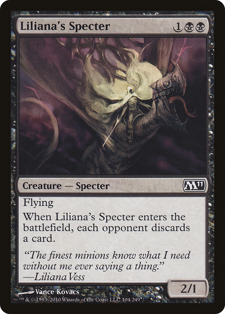 Liliana's Specter [Magic 2011]-1