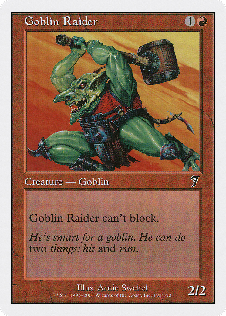 Goblin Raider [Seventh Edition]-1