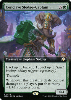 Conclave Sledge-Captain (Extended Art) [March of the Machine Commander]-1
