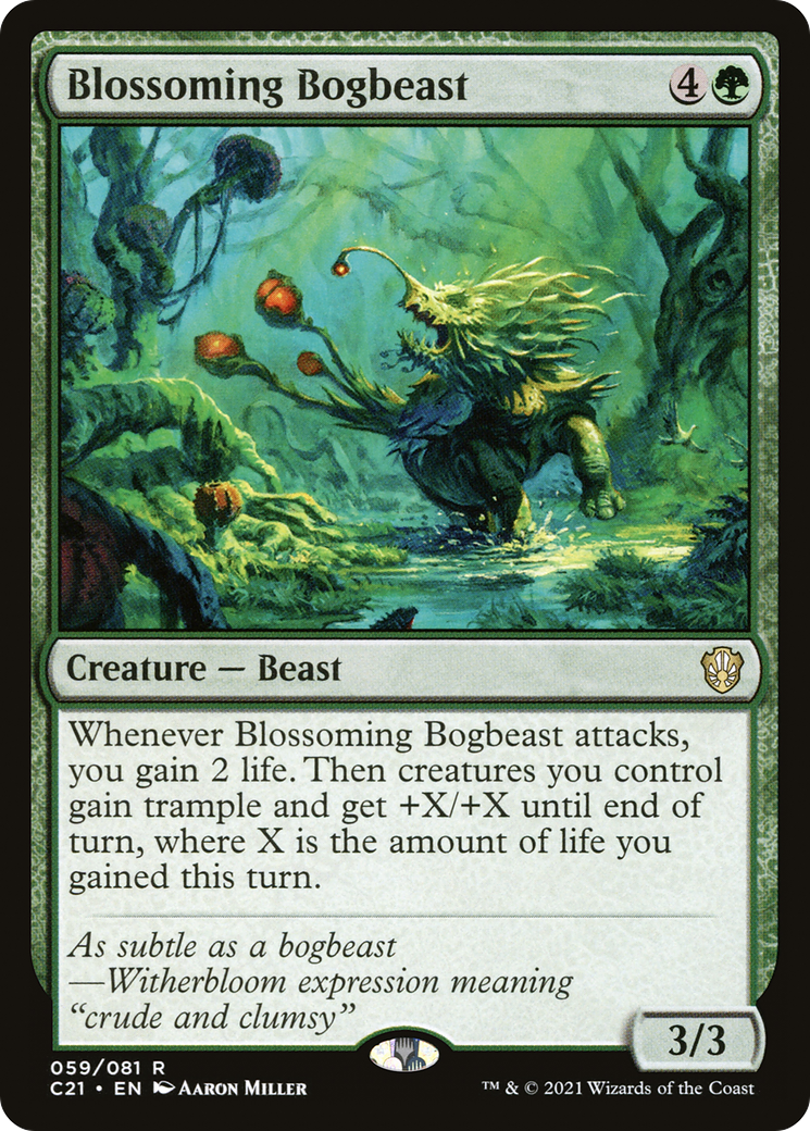 Blossoming Bogbeast [Commander 2021]-1